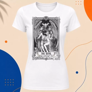 Dámské tričko - The Devil - Ďábel - Tarot - Velká Arkána